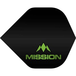 Plumas Mission Darts No2 Std Logo Verde F2505