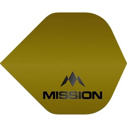 Plumas Mission Darts No2 Std Logo Oro Mate F1958