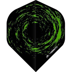 Plumas Mission Darts No 2 Std Nova Verde F2854