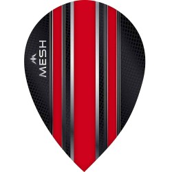 Fülle Mission Darts Oval Mesh Rot F2006