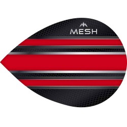 Fülle Mission Darts Oval Mesh Rot F2006