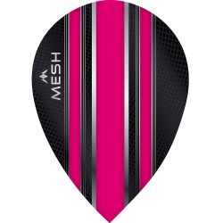 Mission Darts Oval Mesh Oval Federn Rosa F2027