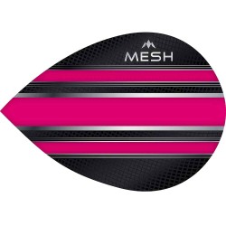 Mission Darts Oval Mesh Oval Federn Rosa F2027