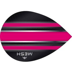 Mission Darts Oval Mesh Oval Federn Rosa F2027