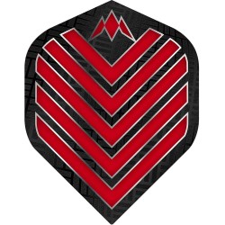 Plumas Mission Darts Plumas No2 Std Admiral Rojo F2319