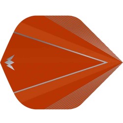 Fülle Mission Darts Federn Nr. 2 Std Schattierungen Orange F3026