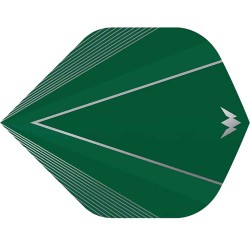 Plumas Mission Darts Plumas n.o 2 Std Shades Verde F3027