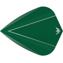 Plumas Mission Darts Plumas Kite Tons Verde F3037