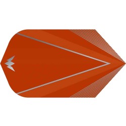 Fülle Mission Darts Federn Schattierungen Schlank Orange F3056