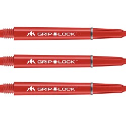 Canas Mission Darts Griplock Vermelho Longo 48mm S1070