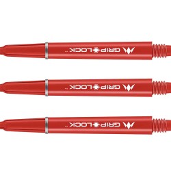 Canas Mission Darts Griplock Vermelho Longo 48mm S1070