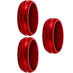 Anillos Mission Darts F-lock Rojo 3 Unidades X2503