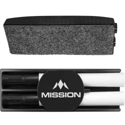 Entwurf Mission Darts+ 2 Marker Dry Wipe Bx127