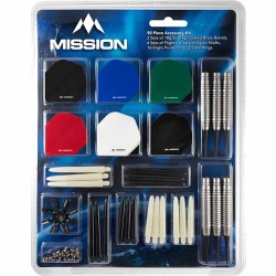 Pack Darts Kit de acessórios 90 Mission Darts Ponto Plástico Bx134