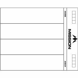 Tabuleiro Mission Darts Whiteboard 501 Branco Mb02