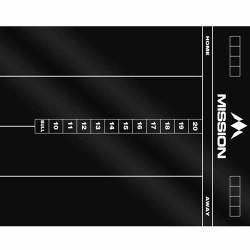 Tabuleiro Mission Darts Whiteboard Cricket Preto Mb06