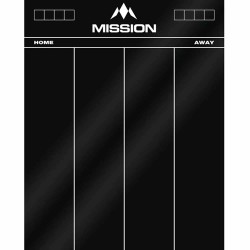 Tabuleiro Mission Darts Whiteboard 501 Negro Mb03