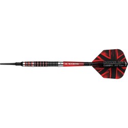 Darts Mission Darryl Fitton Der Dazzler Rot Schwarz Elektro 95% 18g D1631