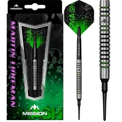 Darts Mission Martin Lukeman Schwarz Grün 90% 20g D0866