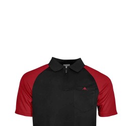 Polo Exos Cool Fx Vermelho Preto M Ds1612-m