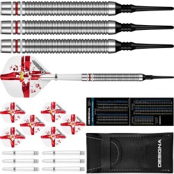 Dardo Designa Patriot X Darts Irlanda do Norte 90% 20g D9527