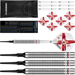 Dardo Designa Patriot X Darts Irlanda do Norte 90% 20g D9527