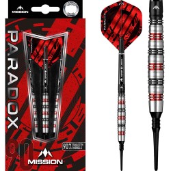 Dardo Mission Paradox M2 Curved Preto Vermelho 90% 19g D9640