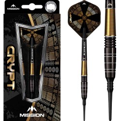 Darts Mission Crypt M1 Schwarz Gold 90% 20g D1596