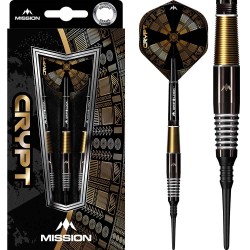 Darts Mission Crypt M2 Schwarz Gold 90% 21g D1599