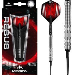 Darts Mission Rebus M1 Rückenring Grip 90% 18g D9179