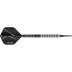 Darts Mission Chiron M1 Elektro Schwarz Blau 90% 18g D9628