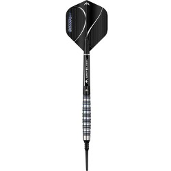 Darts Mission Chiron M2 Elektro Schwarz Blau 90% 21g D9636