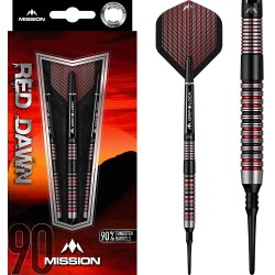 Darts Mission Red Dawn M1 Straight Ring 90% 19g D9044