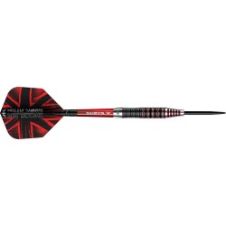 Darts Mission Darryl Fitton Schwarz Rot Elektro 95% 22g D1628