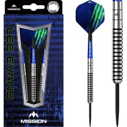 Darts Mission Lee Evans Schwarz Elektrisch 90% 21g D1626