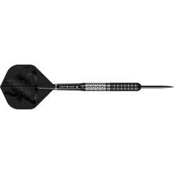 Darts Mission Kuro M1 Schwarz Rücken Saber Grip 90% 22g D5399