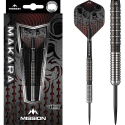 Darts Mission Makara M1 Schwarz Graphit Pvd 90% 22g D1569