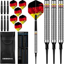 Dardo Designa Patriot X Darts Alemanha 90% 20g D9534