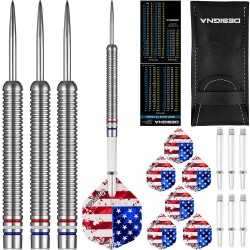 Darts Designa Patriot X Darts verwendet 90% 24g D0726