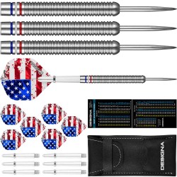 Darts Designa Patriot X Darts verwendet 90% 24g D0726