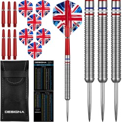 Darts Designa Patriot X Darts Großbritannien 90% 22g D0747