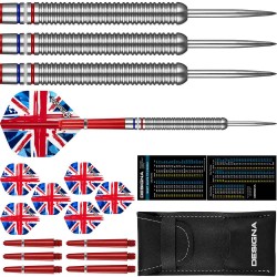 Darts Designa Patriot X Darts Großbritannien 90% 22g D0747