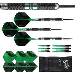 Darts Perfect Darts Black Grenade Knurled Schwarz Grün 90% 24g D3566