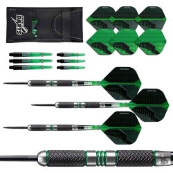 Darts Perfect Darts Black Grenade Knurled Schwarz Grün 90% 24g D3566