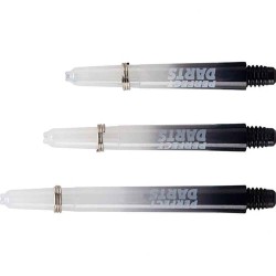 Canas Perfectdarts Dois tons Negro Fumo Longo S1209