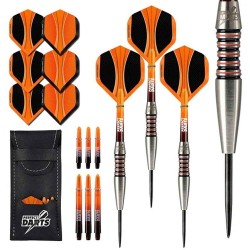 Darts Perfect Darts Solarfox 1 Scallop Schwarz Orange 90% 22g D3545