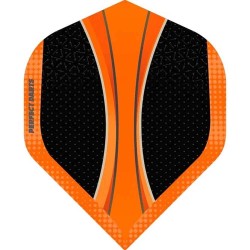 Plumas Perfect Darts Solarfox n.o 2 Std Negro Laranja F3249