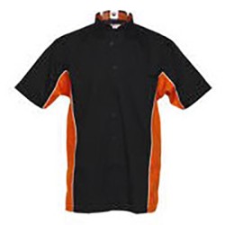 Camisa Sport Dart Negra Y Naranja M Kk185nn-m