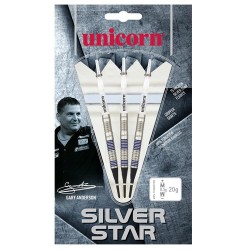 Darts Unicorn Silver Star por Gary Anderson. 19 grs 4770