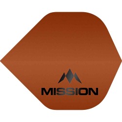 Plumas Mission Darts No2 Std Logo Bronce Mate F1961